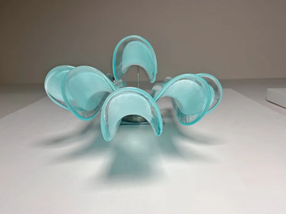 Discount Pamono Vintage Italian Murano Wall Lights in the style of Mazzega, 1990, Set of 2