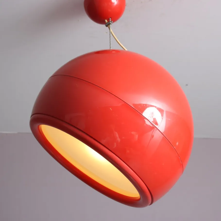 Discount Pamono Vintage Italian Pallade Hanging Lamp by Studio Tetrarch for Artemide, 1960s
