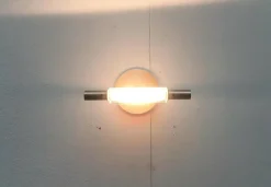 New Pamono Vintage Italian Postmodern Model Gradi Mini Parete Wall Lamp by Franco Bettonica and Mario Melocchi for Cini & Nils, 1990s