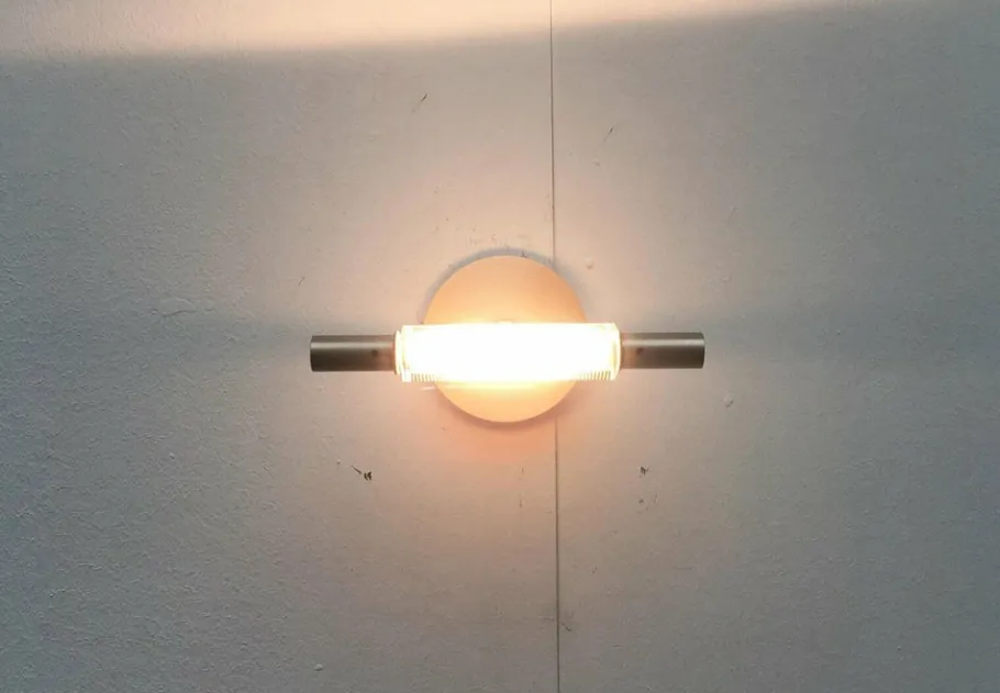 New Pamono Vintage Italian Postmodern Model Gradi Mini Parete Wall Lamp by Franco Bettonica and Mario Melocchi for Cini & Nils, 1990s