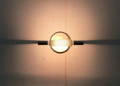 New Pamono Vintage Italian Postmodern Model Gradi Mini Parete Wall Lamp by Franco Bettonica and Mario Melocchi for Cini & Nils, 1990s