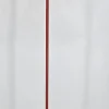 Discount Pamono Vintage Italian Red Floor Lamp with Funnel-Shaped Glass Shade, 1980