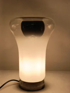 Pamono Vintage Italian Saffo Table Lamp by Angelo Mangiarotti for Artemide, 1960s