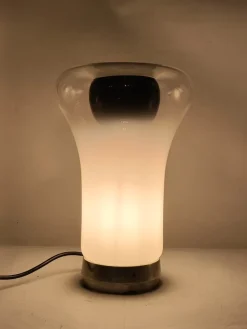 Pamono Vintage Italian Saffo Table Lamp by Angelo Mangiarotti for Artemide, 1960s