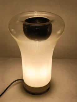 Pamono Vintage Italian Saffo Table Lamp by Angelo Mangiarotti for Artemide, 1960s