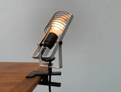 Clearance Pamono Vintage Italian Sintesi Pinza Clamp Table Lamp by Ernesto Gismondi for Artemide