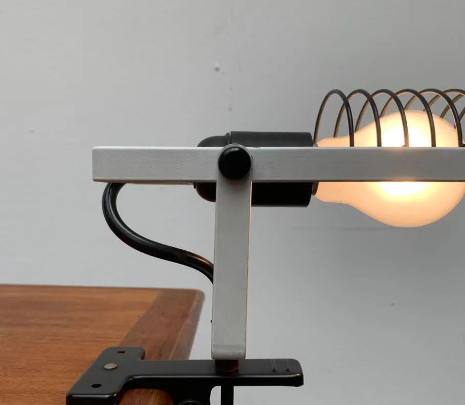 Clearance Pamono Vintage Italian Sintesi Pinza Clamp Table Lamp by Ernesto Gismondi for Artemide