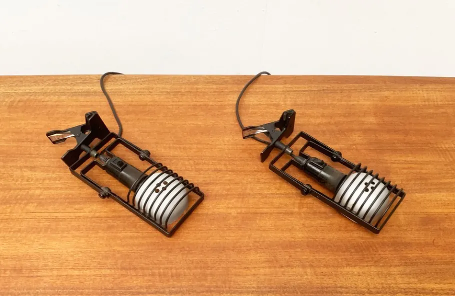 Discount Pamono Vintage Italian Sintesi Pinza Clamp Table Lamps by Ernesto Gismondi for Artemide, Set of 2