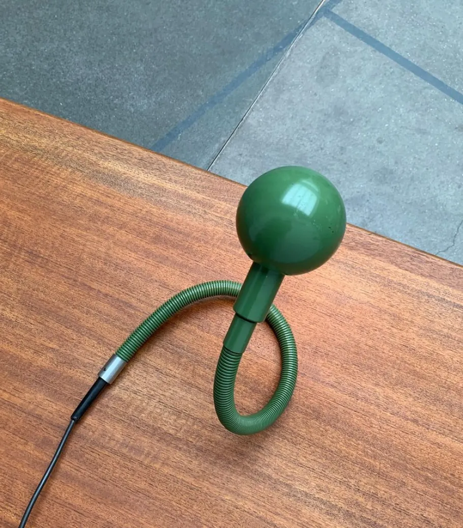 Pamono Vintage Italian Space Age Hebi Table Lamp by Isao Hosoe for Valenti Luce