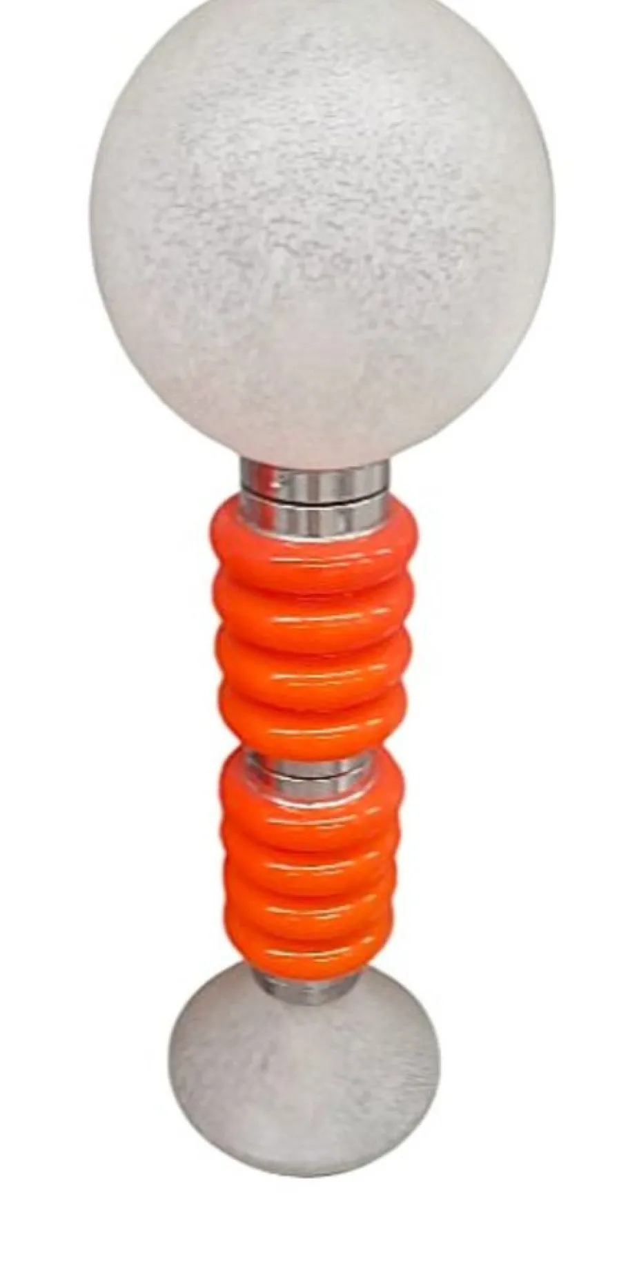 Discount Pamono Vintage Italian Space Age Orange Glass Floor Lamps, Set of 2