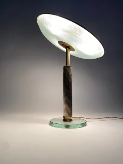 New Pamono Vintage Italian Table Lamp by Pietro Chiesa for Fontana Arte, 1940s