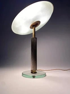 New Pamono Vintage Italian Table Lamp by Pietro Chiesa for Fontana Arte, 1940s