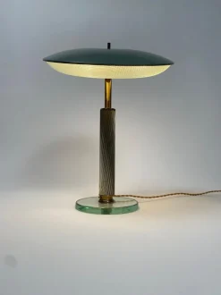 New Pamono Vintage Italian Table Lamp by Pietro Chiesa for Fontana Arte, 1940s