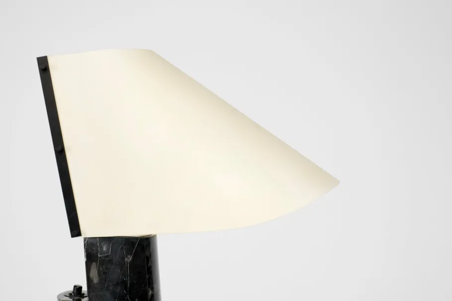 New Pamono Vintage Italian Table Lamp in Marble from Stilnovo, 1970s