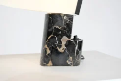 New Pamono Vintage Italian Table Lamp in Marble from Stilnovo, 1970s