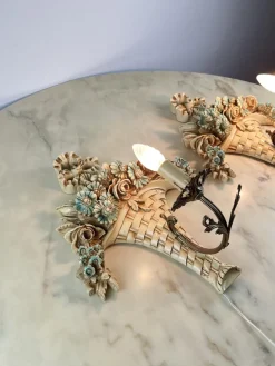 Sale Pamono Vintage Italian Venetian Wall Lights, 1960s, Set of 2