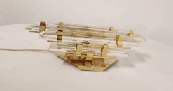 New Pamono Vintage Italian Venini Wall Lights, 1970s