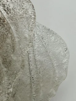 New Pamono Vintage Italian Wall Lamp in Glass, 1960s, Set of 2