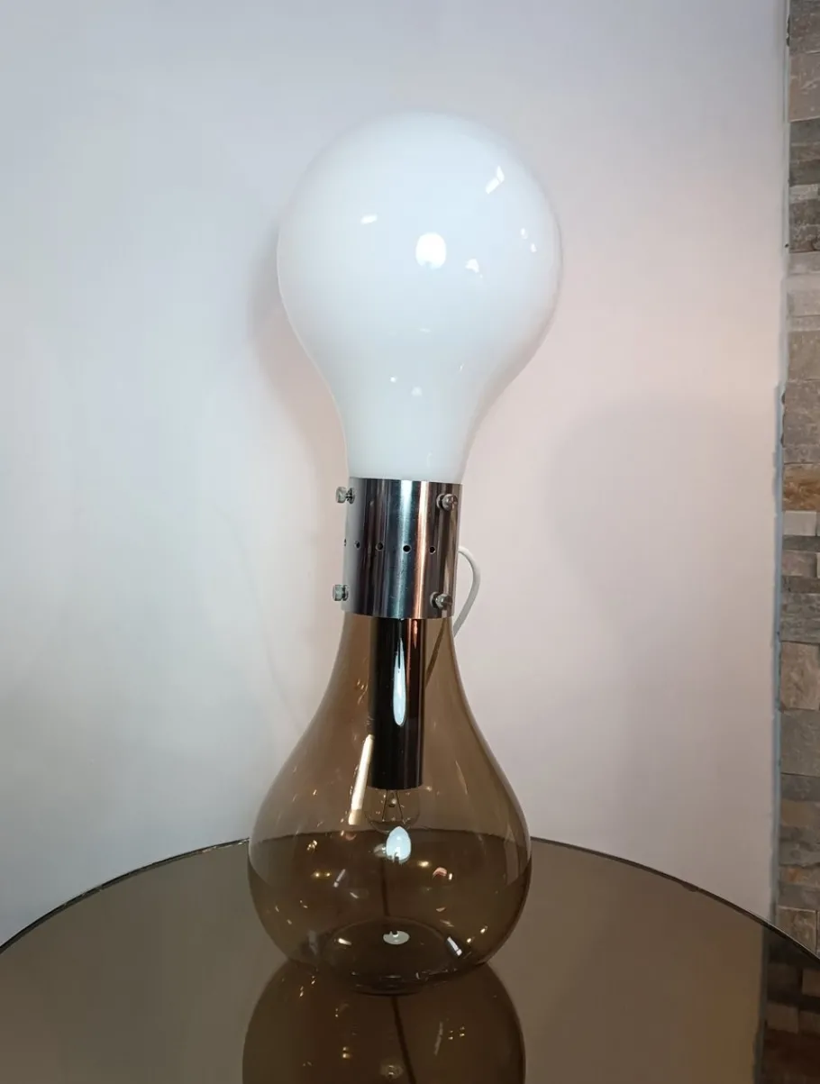 Best Pamono Vintage Lamp attributed to Mazzega, 1970s