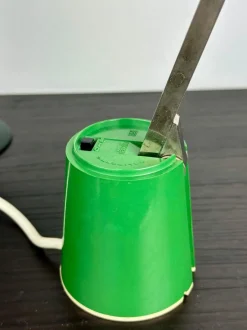 Clearance Pamono Vintage Lampette Table Lamp in Green, 1970s