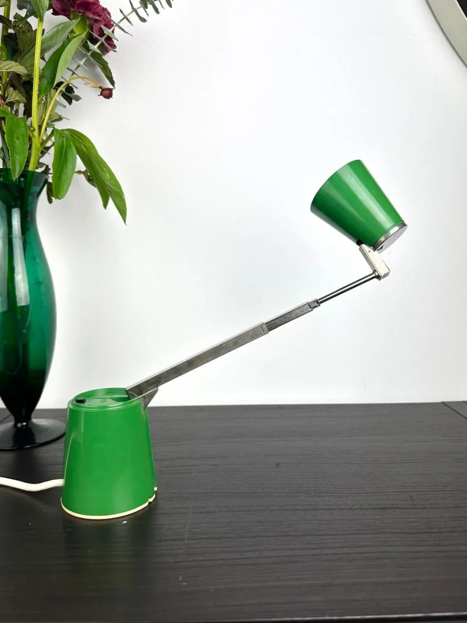 Clearance Pamono Vintage Lampette Table Lamp in Green, 1970s
