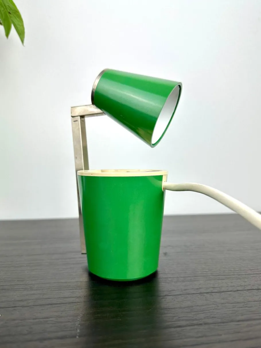 Clearance Pamono Vintage Lampette Table Lamp in Green, 1970s