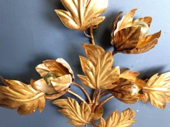 Hot Pamono Vintage Leaf Wall Lights by Hans Kögl, 1970s, Set of 2