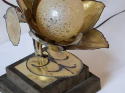 Discount Pamono Vintage Lotus Flower Lamp attributed to Maison Jansen, France, 1970s