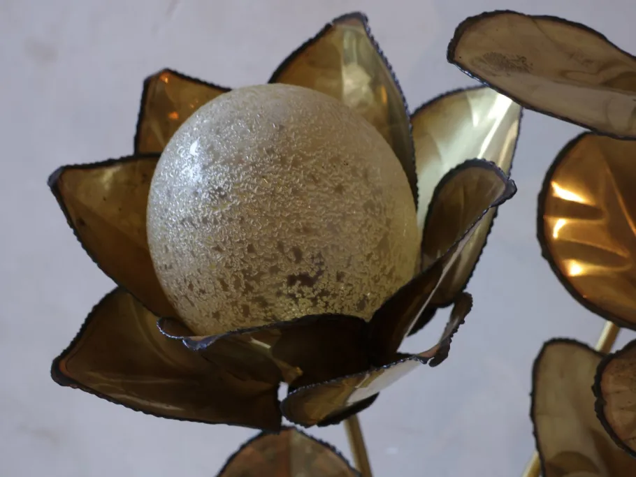 Discount Pamono Vintage Lotus Flower Lamp attributed to Maison Jansen, France, 1970s