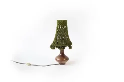 New Pamono Vintage Macrame Table Lamp, 1960s