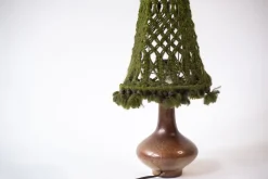 New Pamono Vintage Macrame Table Lamp, 1960s
