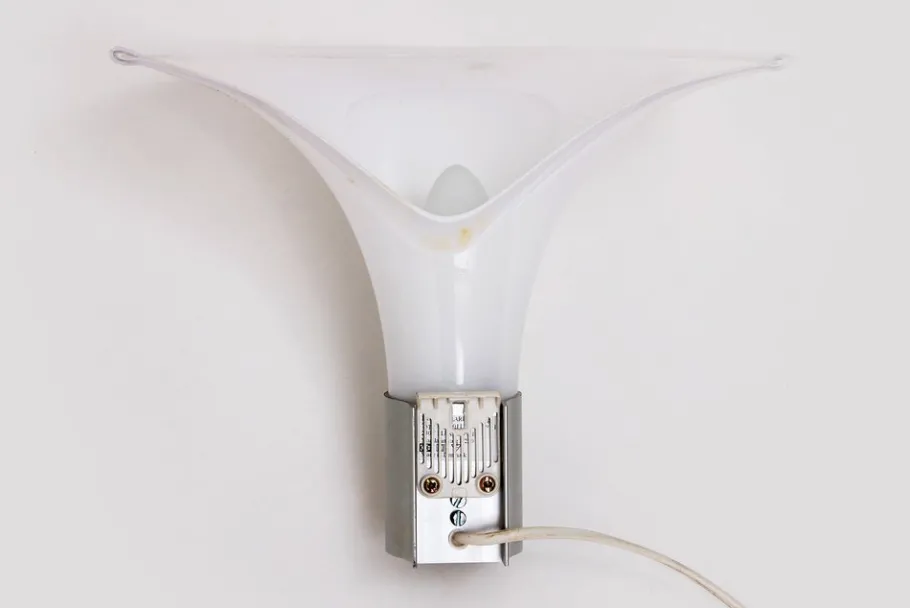 New Pamono Vintage Mandarin Wall Lamp by Michael Bang for Holmegaard, 1980s