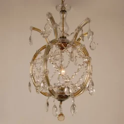 Best Pamono Vintage Maria Theresa Viennese Crystal Chandelier, 1950s