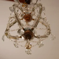Best Pamono Vintage Maria Theresa Viennese Crystal Chandelier, 1950s