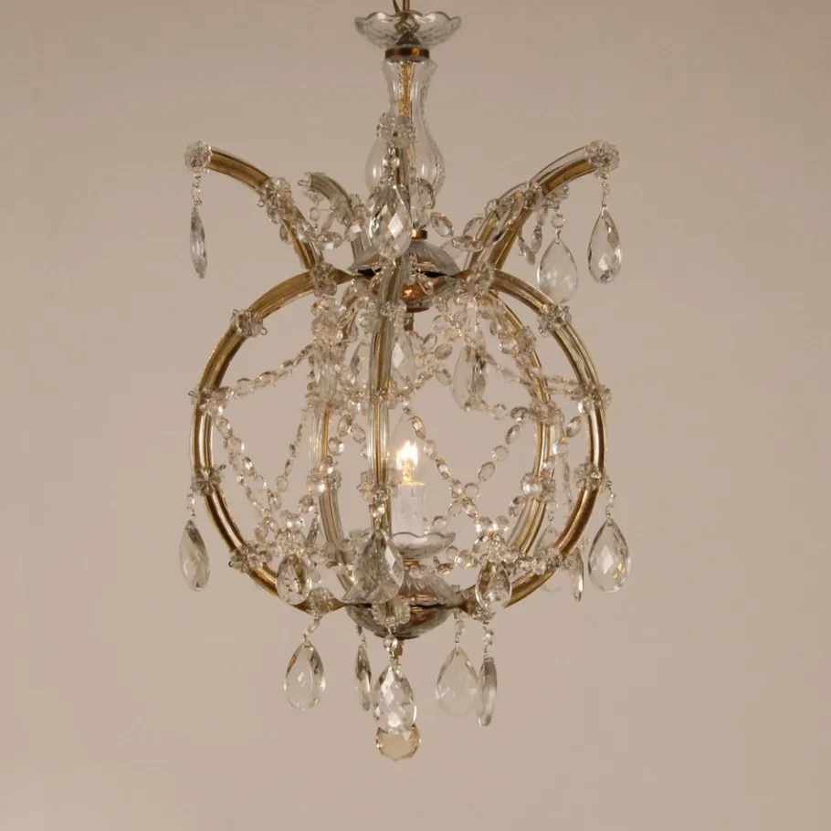 Best Pamono Vintage Maria Theresa Viennese Crystal Chandelier, 1950s