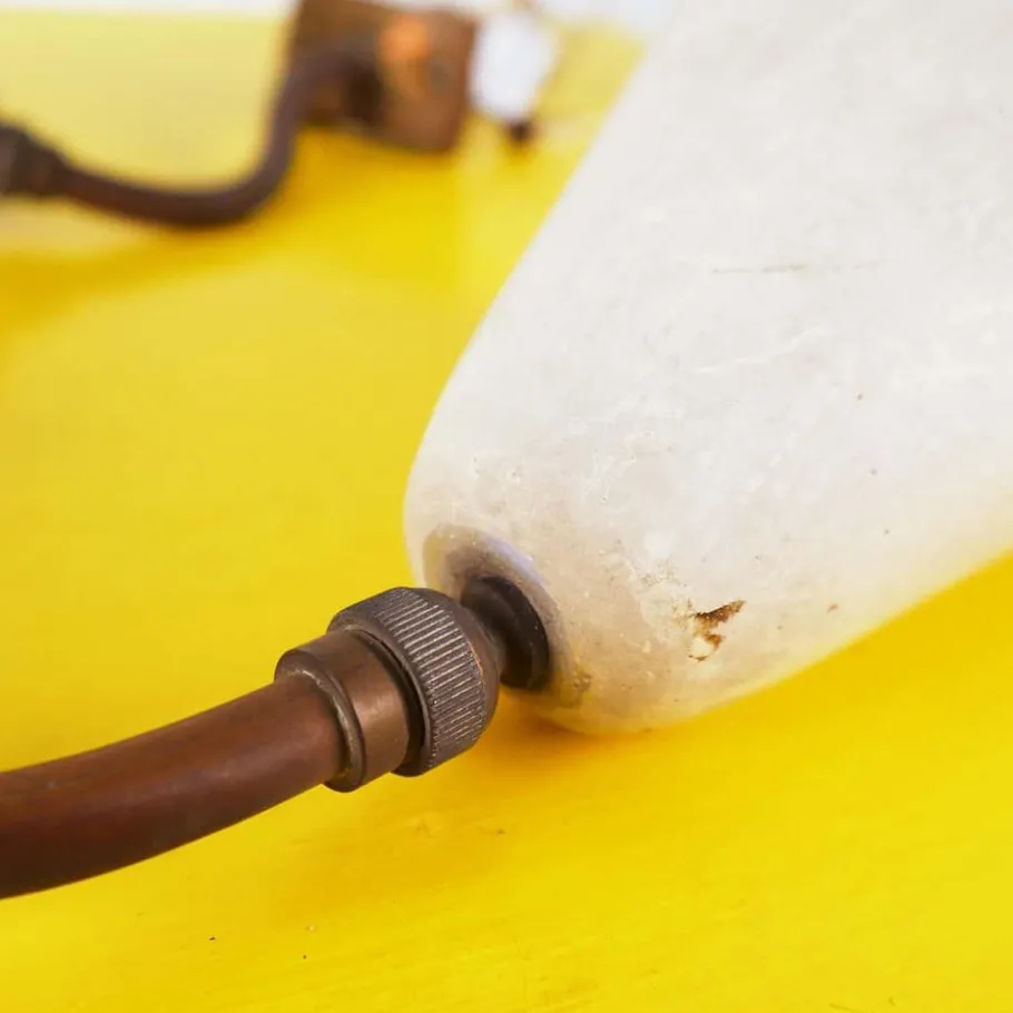 Pamono Vintage Metal Appliquesby Sarfatti, Set of 2