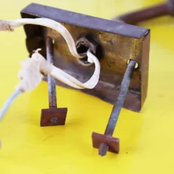 Pamono Vintage Metal Appliquesby Sarfatti, Set of 2