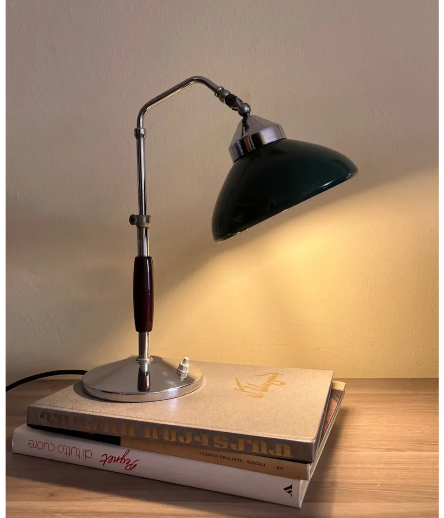 Pamono Vintage Ministerial Desk Lamp, 1930s