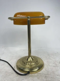 Best Pamono Vintage Ministerial Lamp in Brass and Glass, 1950s