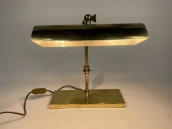 New Pamono Vintage Ministeriale Table Lamp in Brass, 1960s