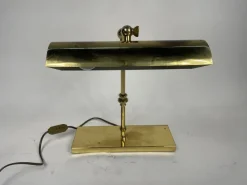 New Pamono Vintage Ministeriale Table Lamp in Brass, 1960s