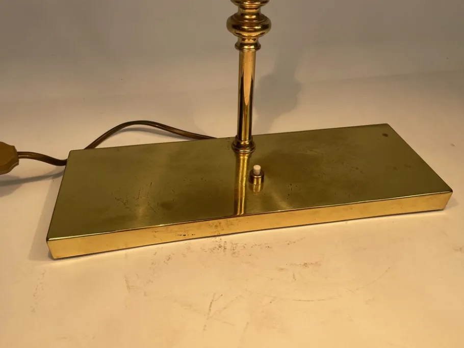 New Pamono Vintage Ministeriale Table Lamp in Brass, 1960s