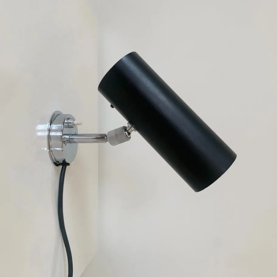 Discount Pamono Vintage Model 31 B Black Sconce by Gino Sarfatti for Arteluce, 1950s