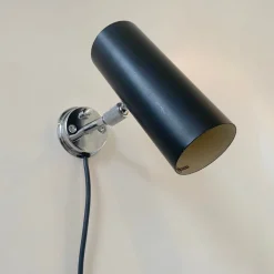Discount Pamono Vintage Model 31 B Black Sconce by Gino Sarfatti for Arteluce, 1950s