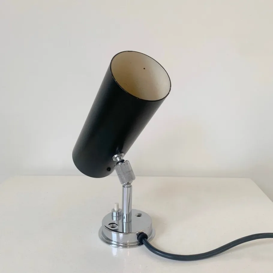 Discount Pamono Vintage Model 31 B Black Sconce by Gino Sarfatti for Arteluce, 1950s