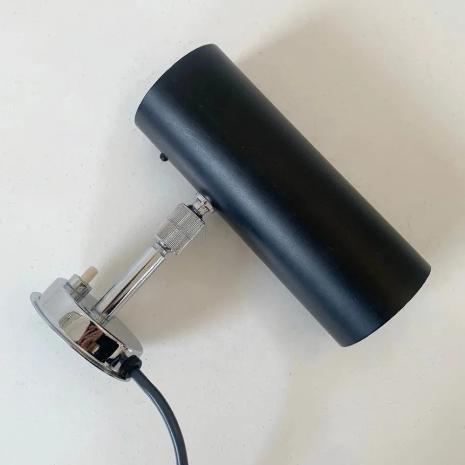 Discount Pamono Vintage Model 31 B Black Sconce by Gino Sarfatti for Arteluce, 1950s