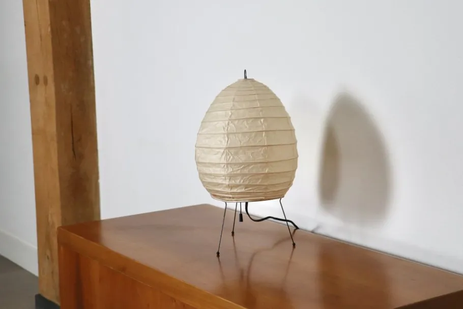 Sale Pamono Vintage Model 1N Light Sculpture Table Lamp by Isamu Noguchi for Akari, Japan, 1979