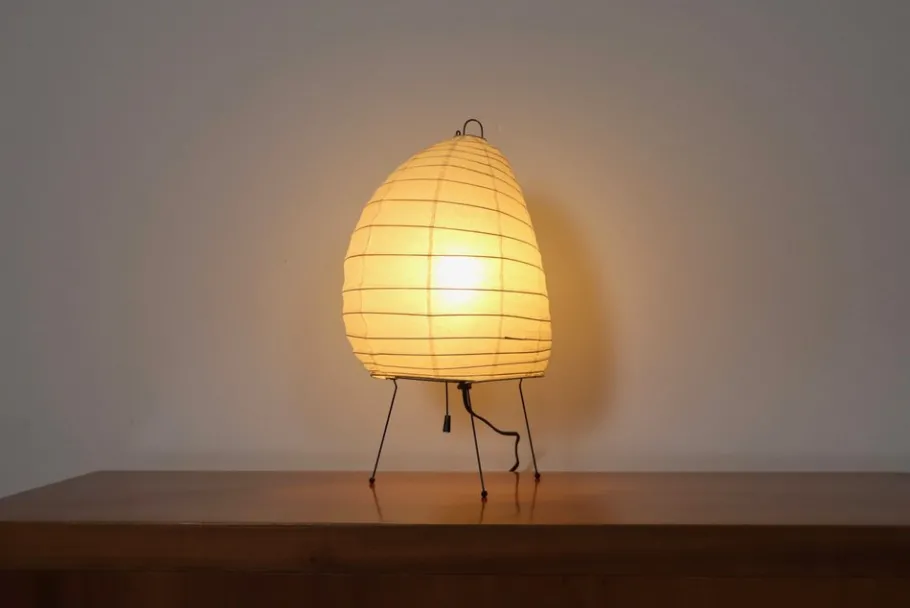 Sale Pamono Vintage Model 1N Light Sculpture Table Lamp by Isamu Noguchi for Akari, Japan, 1979