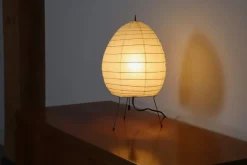 Sale Pamono Vintage Model 1N Light Sculpture Table Lamp by Isamu Noguchi for Akari, Japan, 1979