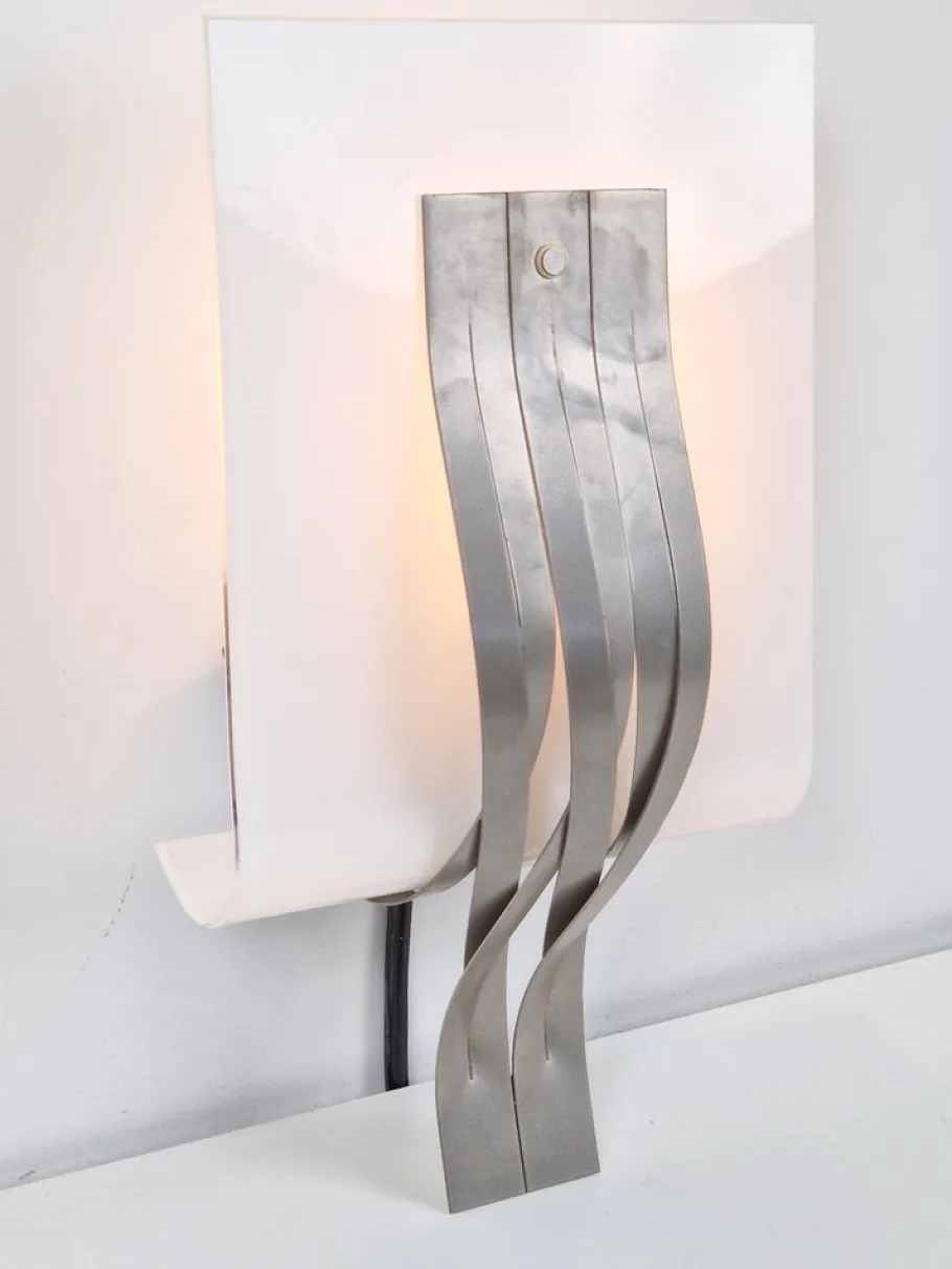 Clearance Pamono Vintage Modern Entrefer Wall Lamp by Jean Francois Crochet for Terzani, Italy